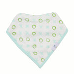 Goosewaddle® | Newborn Baby Blankets Toys Teethers Bibs & More Peas and XO Mint Bib Set with Soft Bamboo Muslin for Infants - Baby & Toddler > Nursing & Feeding > Bibs Bibs