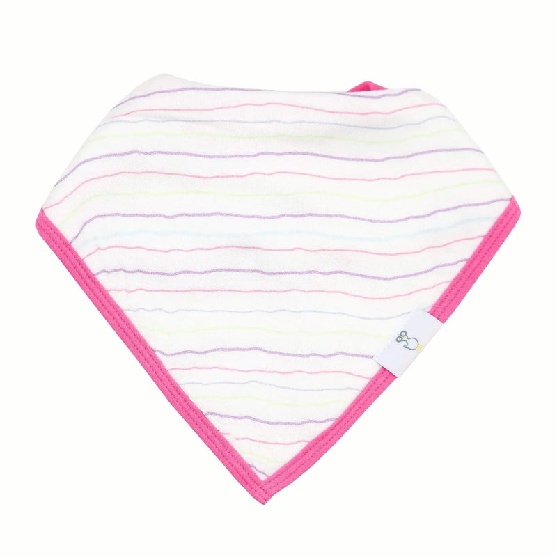 Stripes and Stars 2 Pack Muslin & Terry Cloth Bib Set Goosewaddle® | Newborn Baby Blankets Toys Teethers Bibs & More