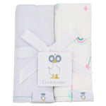 Goosewaddle® | Newborn Baby Blankets Toys Teethers Bibs & More Castles And Lavender Burp Cloths with Soft Terry Backing for Newborns - Baby & Toddler > Nursing & Feeding > Burp Cloths Burp Cloths