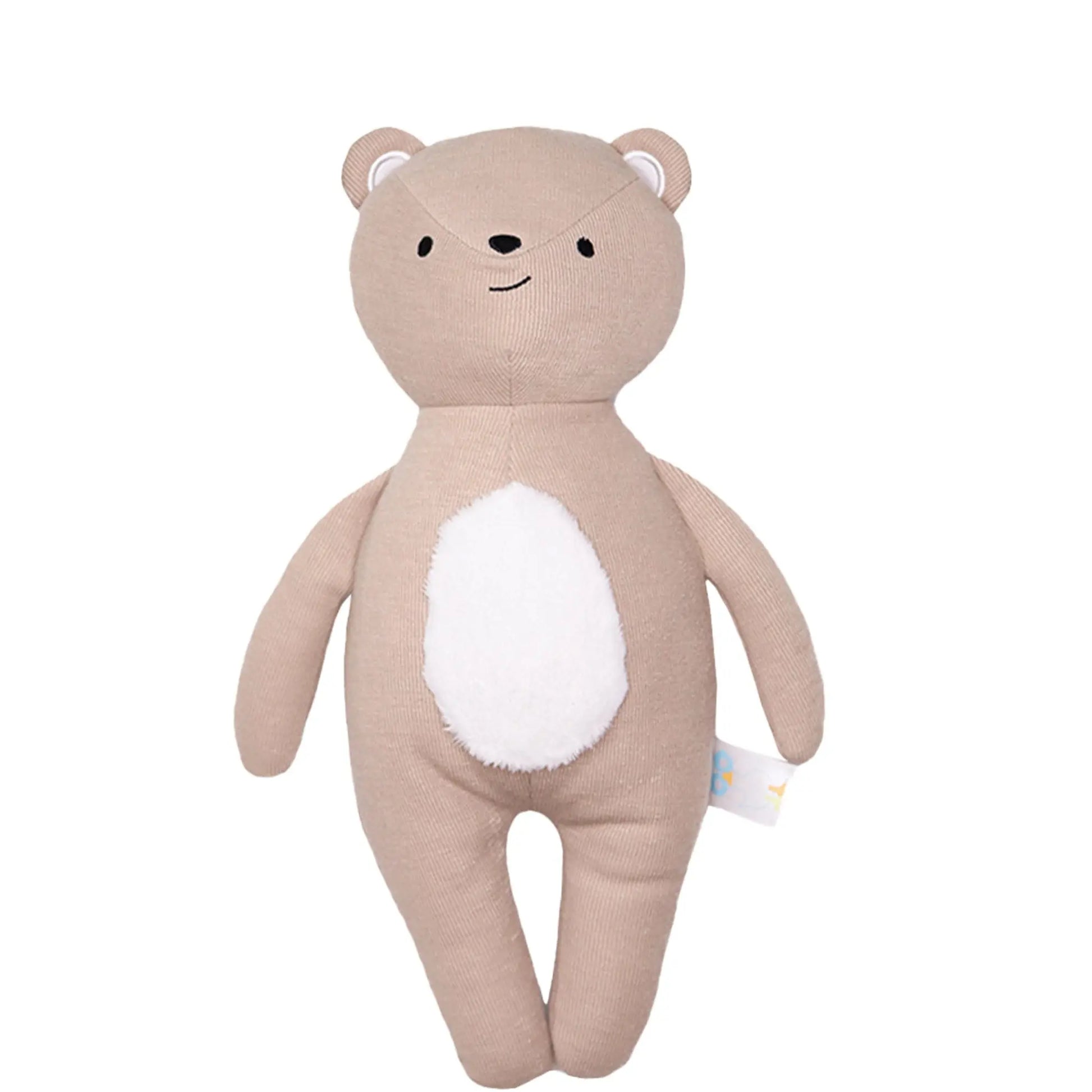 Bear Knit Plush Stuffed Animal for Infants and Toddlers 14 Inches Tall Goosewaddle® | Newborn Baby Blankets Toys Teethers Bibs & More