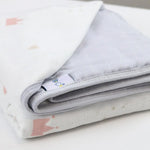Goosewaddle® | Newborn Baby Blankets Toys Teethers Bibs & More Luxury Bamboo Muslin Quilted Blanket with Soft Touch for Infants and Toddlers - Bamboo Muslin Quilted Blanket