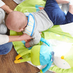 Goosewaddle® | Newborn Baby Blankets Toys Teethers Bibs & More Fox Stroller Blanket Soft Cozy Design with Colorful Bubbles for Infants - Baby & Toddler > Swaddling & Receiving Blankets Blanket