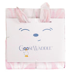 Goosewaddle® | Newborn Baby Blankets Toys Teethers Bibs & More Poppy Elephant Leaves Pink Newborn Receiving Blankets for Infant Comfort - Baby & Toddler > Swaddling & Receiving Blankets > Receiving Blankets Receiving Blankets