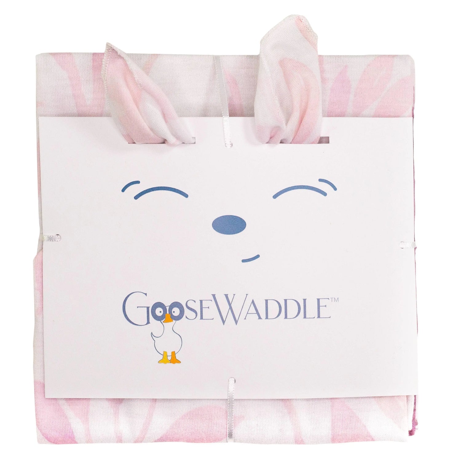 Goosewaddle® | Newborn Baby Blankets Toys Teethers Bibs & More Poppy Elephant Leaves Pink Newborn Receiving Blankets for Infant Comfort - Baby & Toddler > Swaddling & Receiving Blankets > Receiving Blankets Receiving Blankets