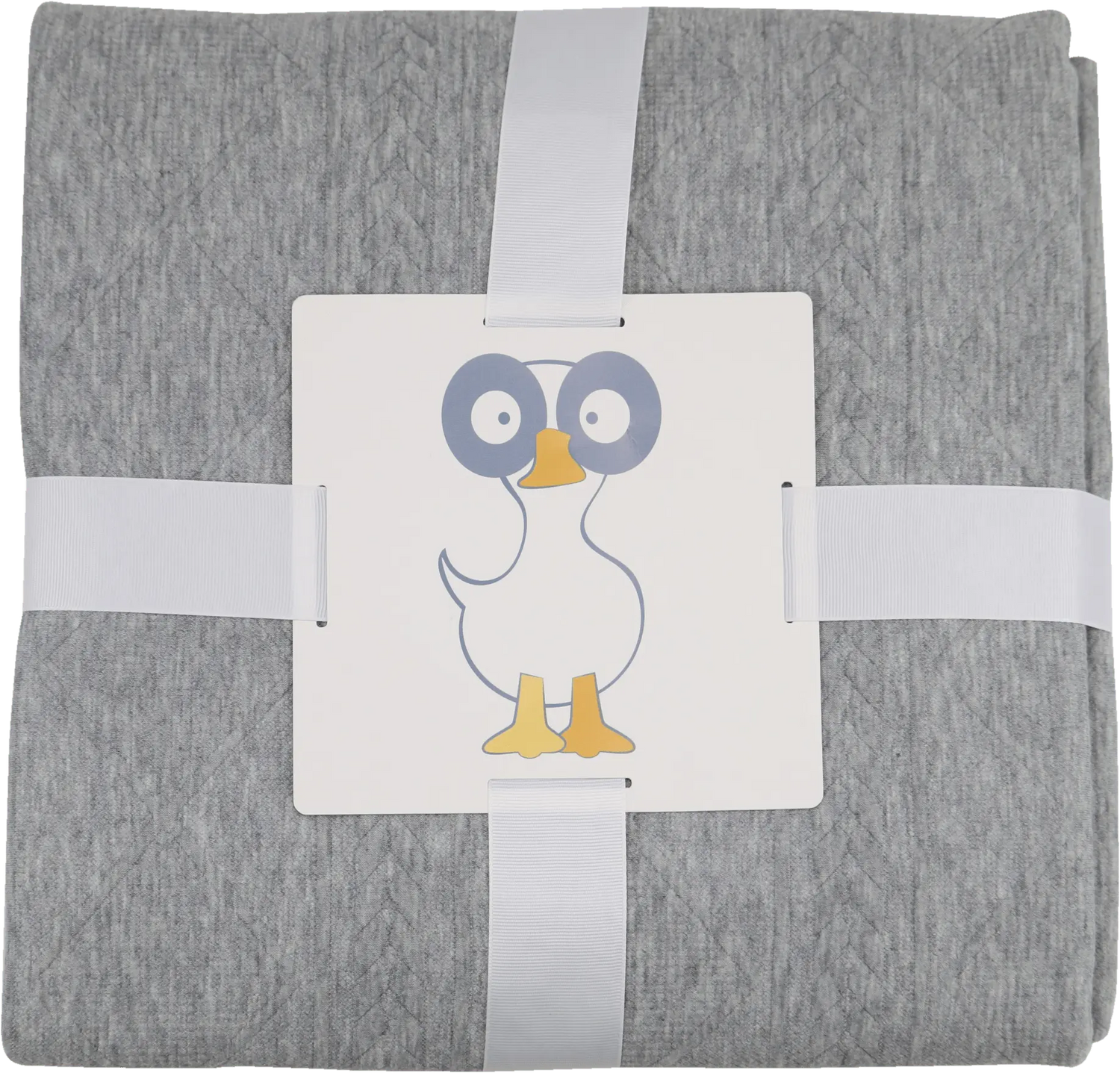 Goosewaddle® | Newborn Baby Blankets Toys Teethers Bibs & More Cozy Knit Throw Blanket for Home Decor with Soft Gray Fabric - Home & Garden > Linens & Bedding > Bedding > Blankets Blanket
