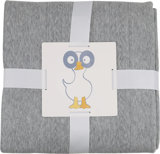 Gray 50 Inch by 60 Inch Full Size Knit Throw Blanket Goosewaddle® | Newborn Baby Blankets Toys Teethers Bibs & More