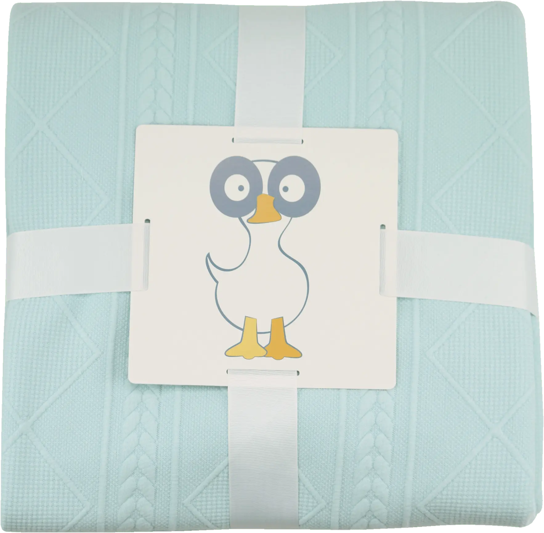 Mint 50 Inch by 60 Inch Full Size Knit Throw Blanket Goosewaddle® | Newborn Baby Blankets Toys Teethers Bibs & More
