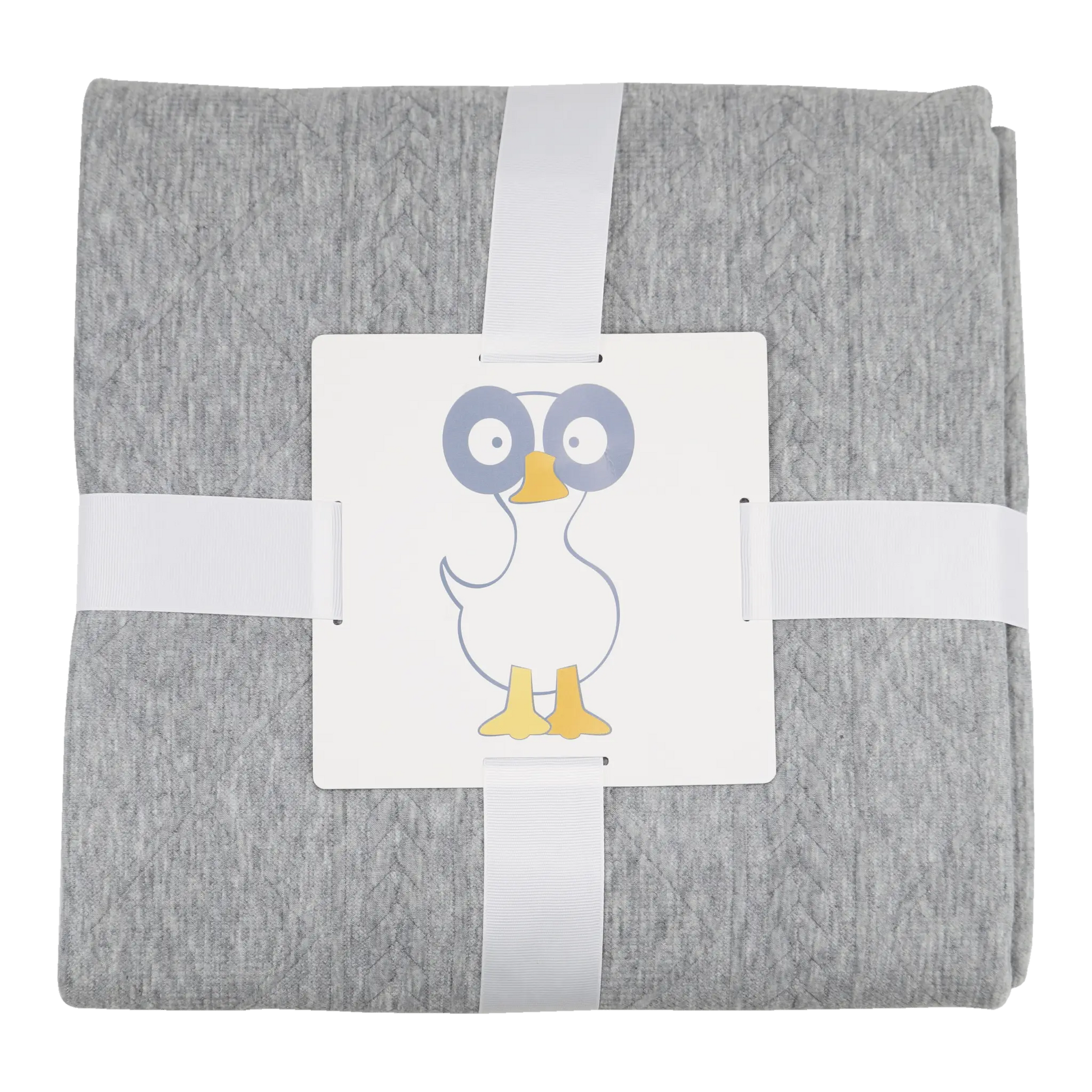 Mommy And Me Knit Blanket Set Gray Cozy Soft Matching Throw 50 Inch By 60 Inch Goosewaddle® | Newborn Baby Blankets Toys Teethers Bibs & More