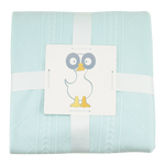 Goosewaddle® | Newborn Baby Blankets Toys Teethers Bibs & More Cozy Mint Knit Blanket Set for Moms and Kids Perfect for Fall Snuggles - Baby & Toddler > Baby Gift Sets Blanket