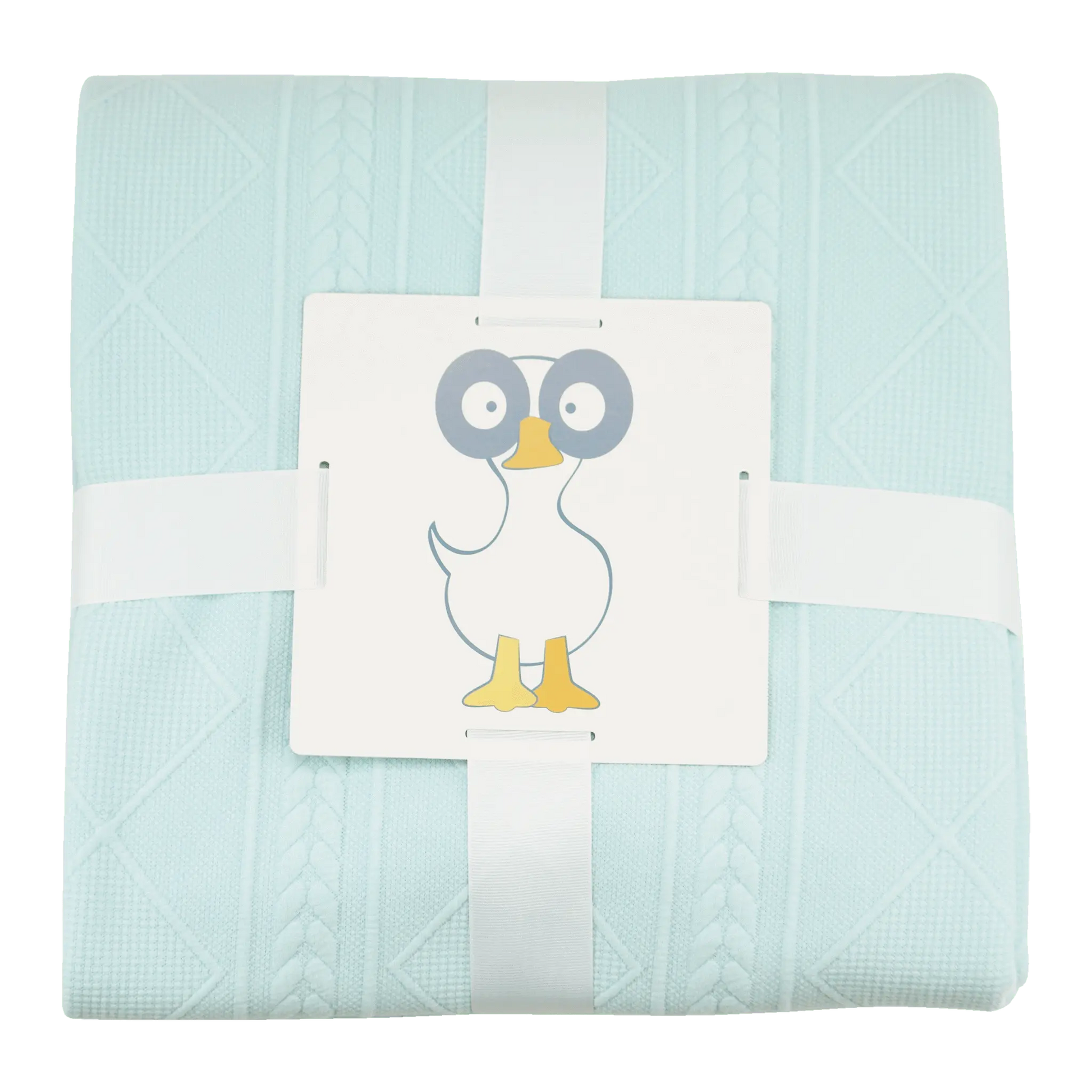 Mommy And Me Knit Blanket Set Mint Cozy Soft Fall Snuggle 50x60 30x40 Goosewaddle® | Newborn Baby Blankets Toys Teethers Bibs & More