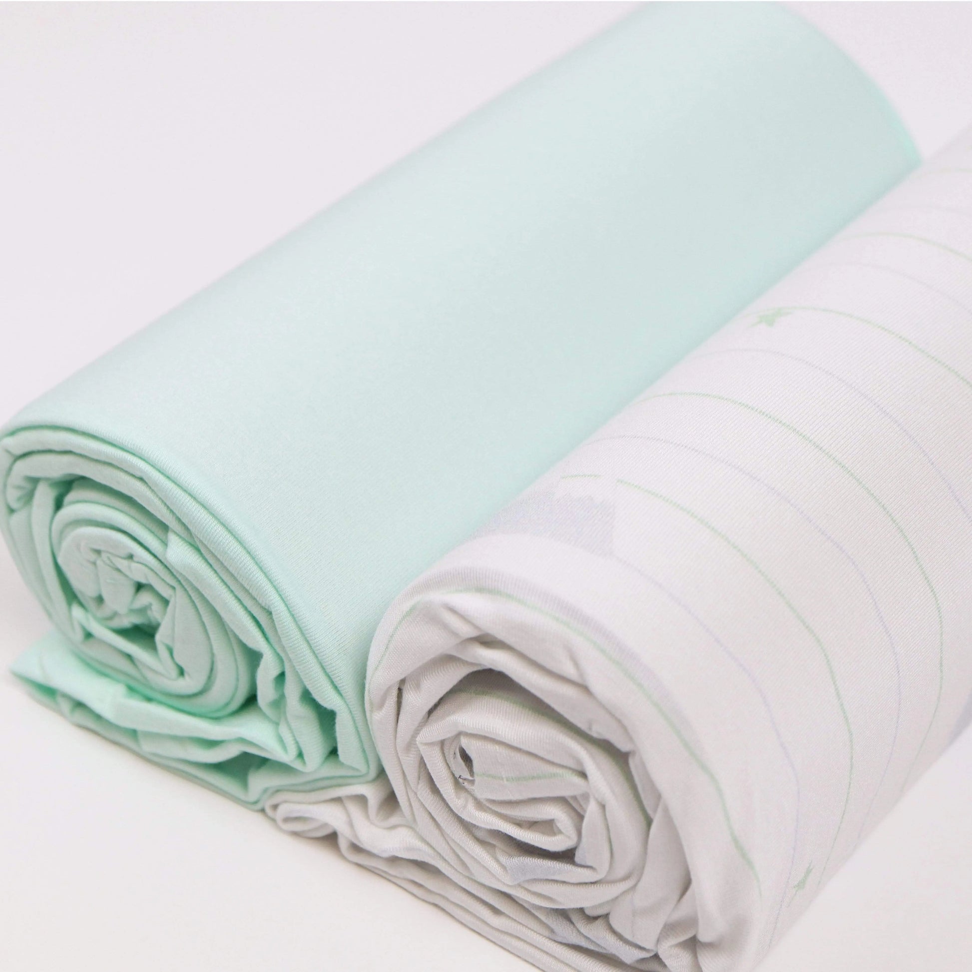 Mountain And Mint 2 Pack Swaddle Blanket For Baby Soft Stretchy Breathable Fabric 47 Inch By 47 Inch.