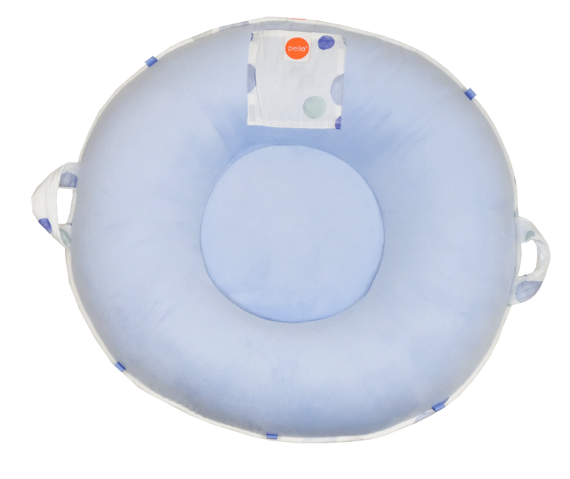 Oxford Blue Floor Cushion Goosewaddle® | Newborn Baby Blankets Toys Teethers Bibs & More