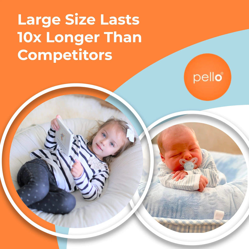 Oxford Blue Floor Cushion Goosewaddle® | Newborn Baby Blankets Toys Teethers Bibs & More
