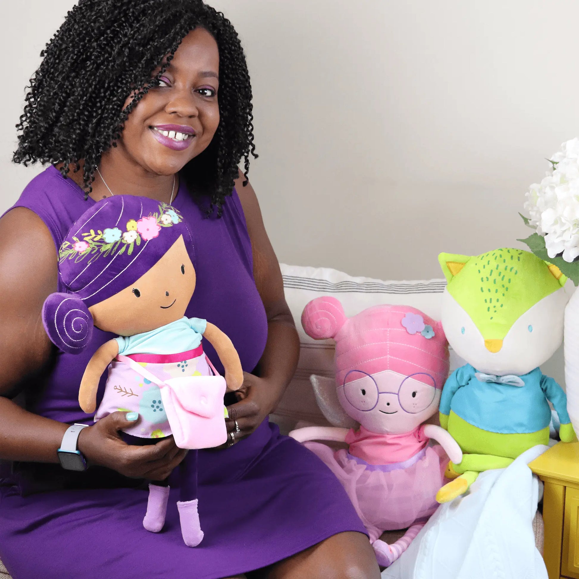 Parker The Woodland Princess Plush Doll Inspired By The Book The Forest Of Whimsical Wonder Goosewaddle® | Newborn Baby Blankets Toys Teethers Bibs & More