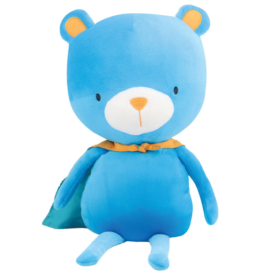 Bear With Cape Plush Doll For Autism Awareness Goosewaddle® | Newborn Baby Blankets Toys Teethers Bibs & More