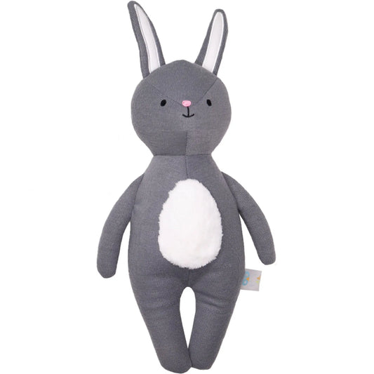 Bunny Knit Plush Soft Toy for Infants and Toddlers 14 Inches Tall Goosewaddle® | Newborn Baby Blankets Toys Teethers Bibs & More