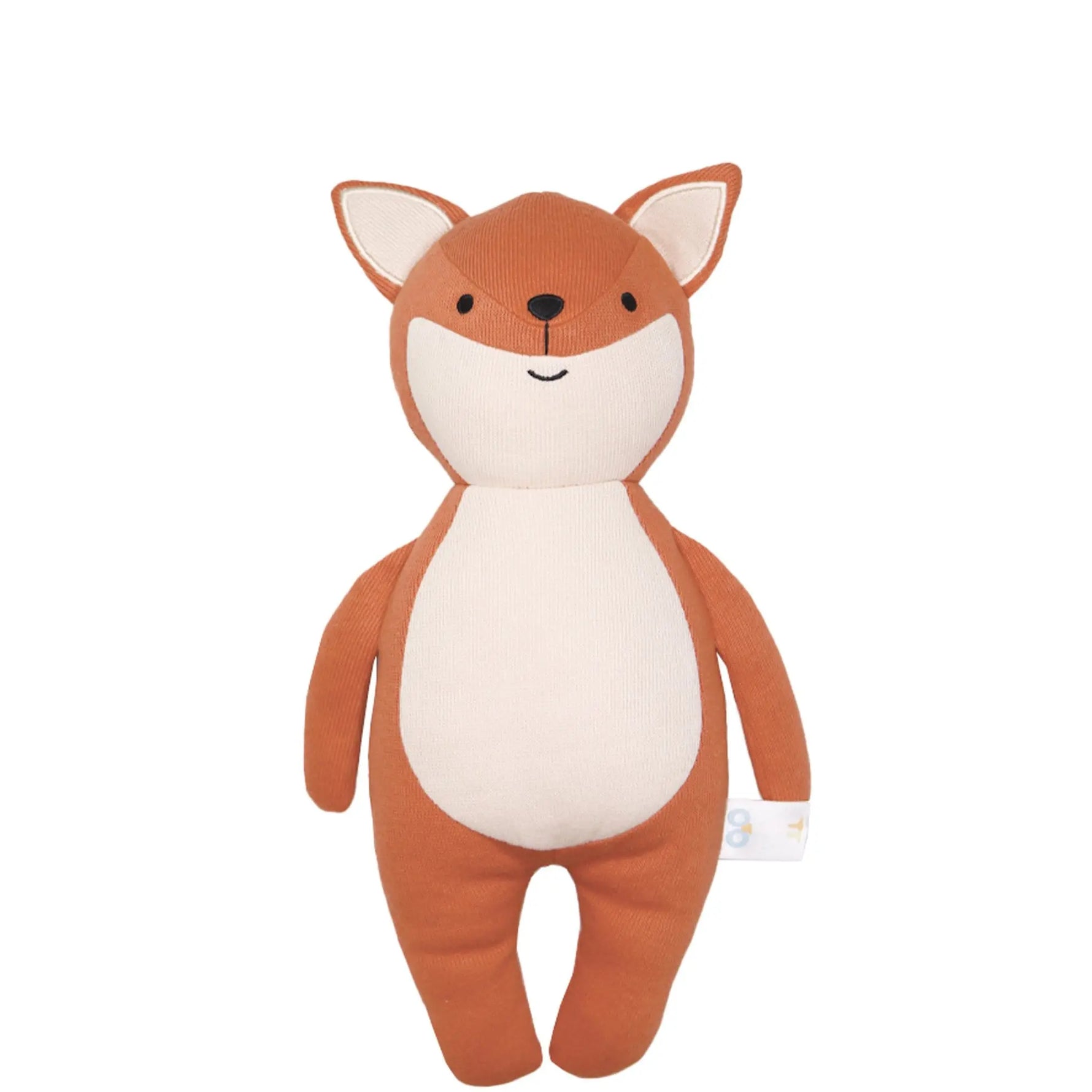 Goosewaddle® | Newborn Baby Blankets Toys Teethers Bibs & More Fox Knit Plush Stuffed Animal with Soft Cuddly Fabric for Infants and Toddlers - Toys & Games > Toys > Dolls, Playsets & Toy Figures > Stuffed Animals Plush