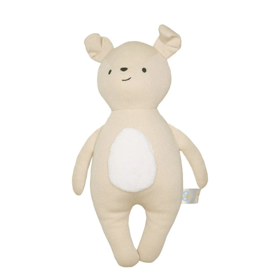 Puppy Knit Plush Soft Toy for Infants Snuggle Buddy for Baby Comfort Goosewaddle® | Newborn Baby Blankets Toys Teethers Bibs & More