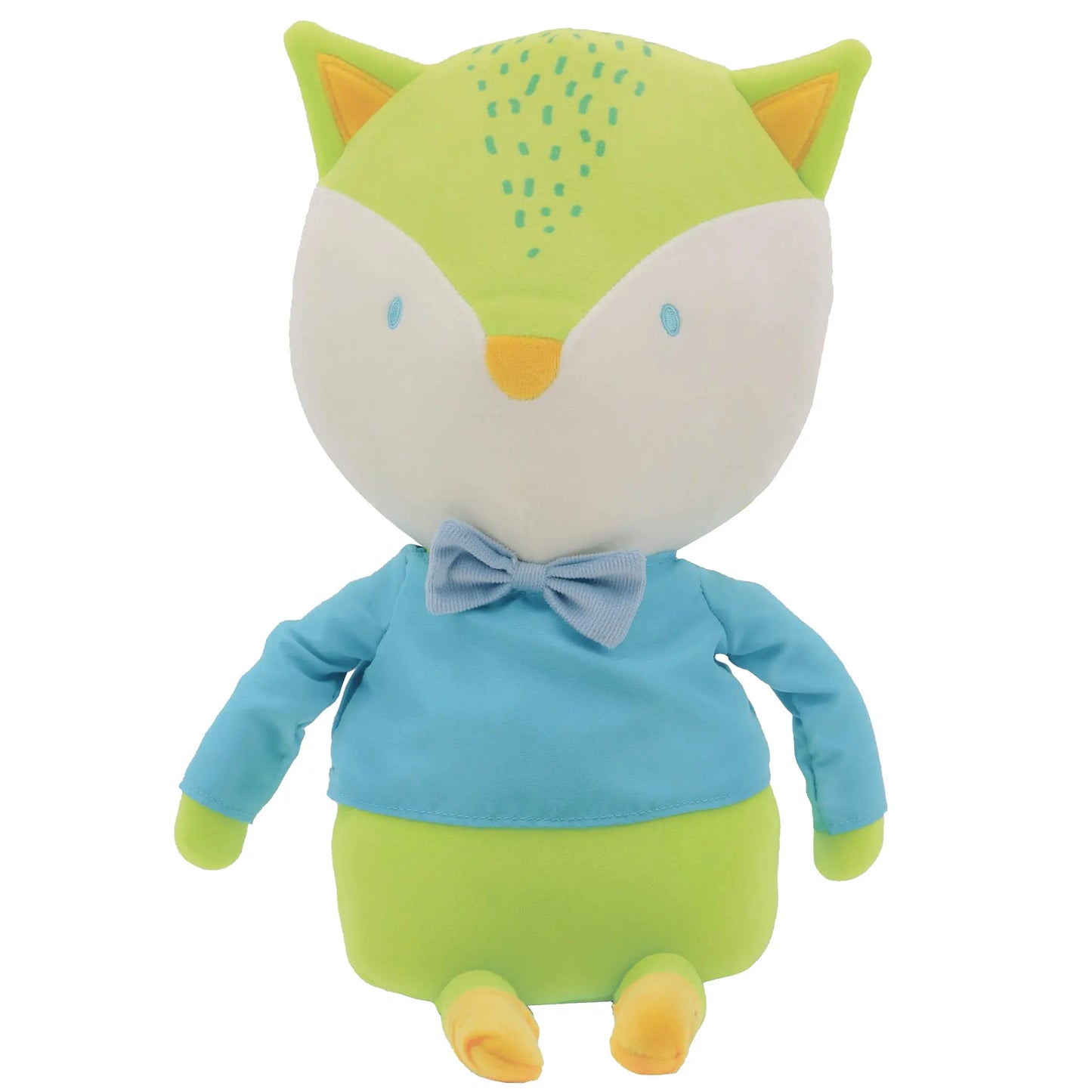 Tripp Fox Plush Doll with Shirt and Bow Tie 16 Inch Soft Snuggly Toy Goosewaddle® | Newborn Baby Blankets Toys Teethers Bibs & More