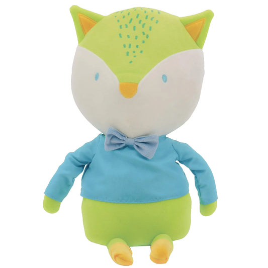 Tripp Fox Plush Doll with Shirt and Bow Tie 16 Inch Soft Snuggly Toy Goosewaddle® | Newborn Baby Blankets Toys Teethers Bibs & More