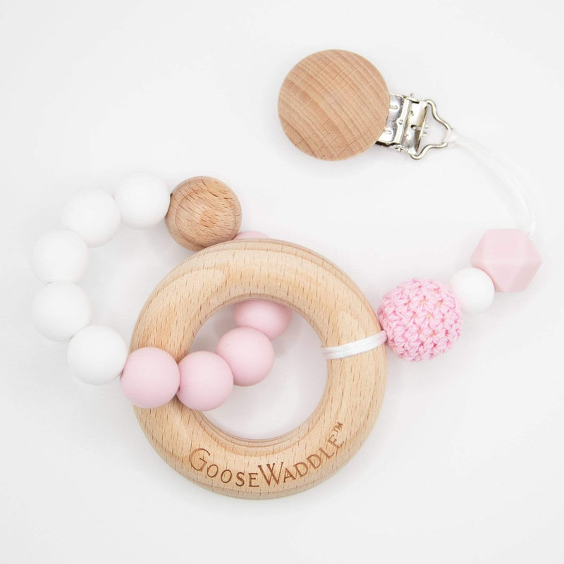 Poppy Elephant Gift Set Goosewaddle® | Newborn Baby Blankets Toys Teethers Bibs & More