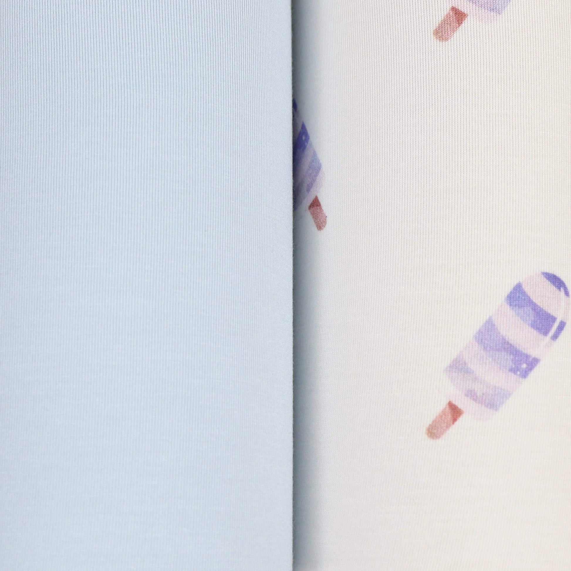 Blue Popsicle and Blue 2 Pack Swaddle Blanket for Infants and Toddlers.