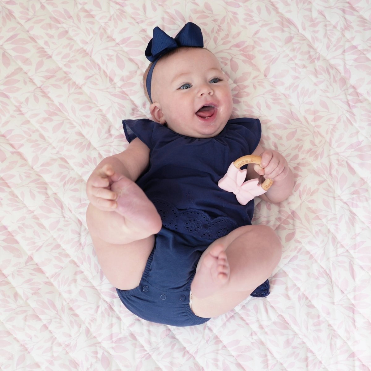GooseWaddle Super Soft Play Mats Cotton Reversible Quilted Baby Floor Mats.