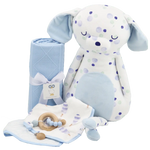 Goosewaddle® | Newborn Baby Blankets Toys Teethers Bibs & More Oxford Puppy Blue Plush Snuggle Buddy with Super Soft Fabric for Kids - Toys & Games > Toys > Dolls, Playsets & Toy Figures > Stuffed Animals Printed Plush Toys