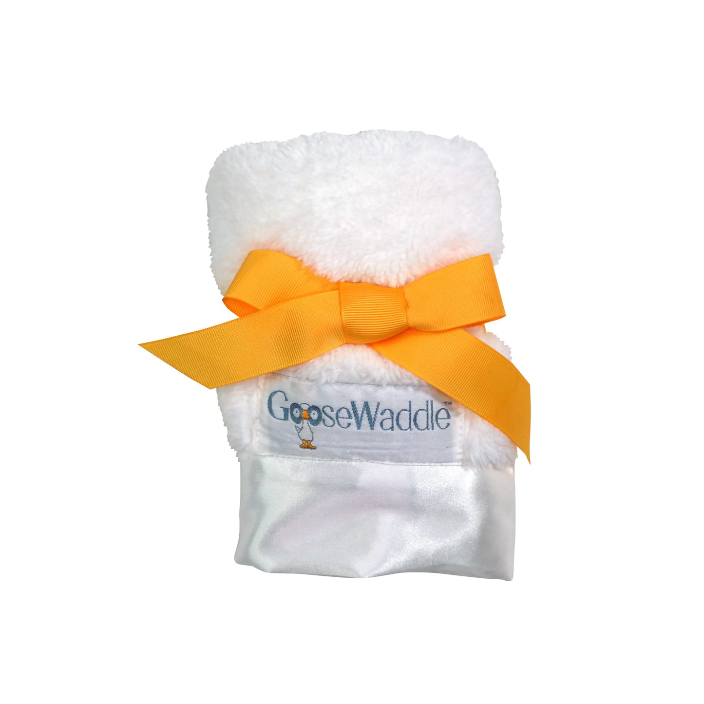 Luxury Baby Blankie Soft Fluffy Square White Classic Pastels Goosewaddle® | Newborn Baby Blankets Toys Teethers Bibs & More