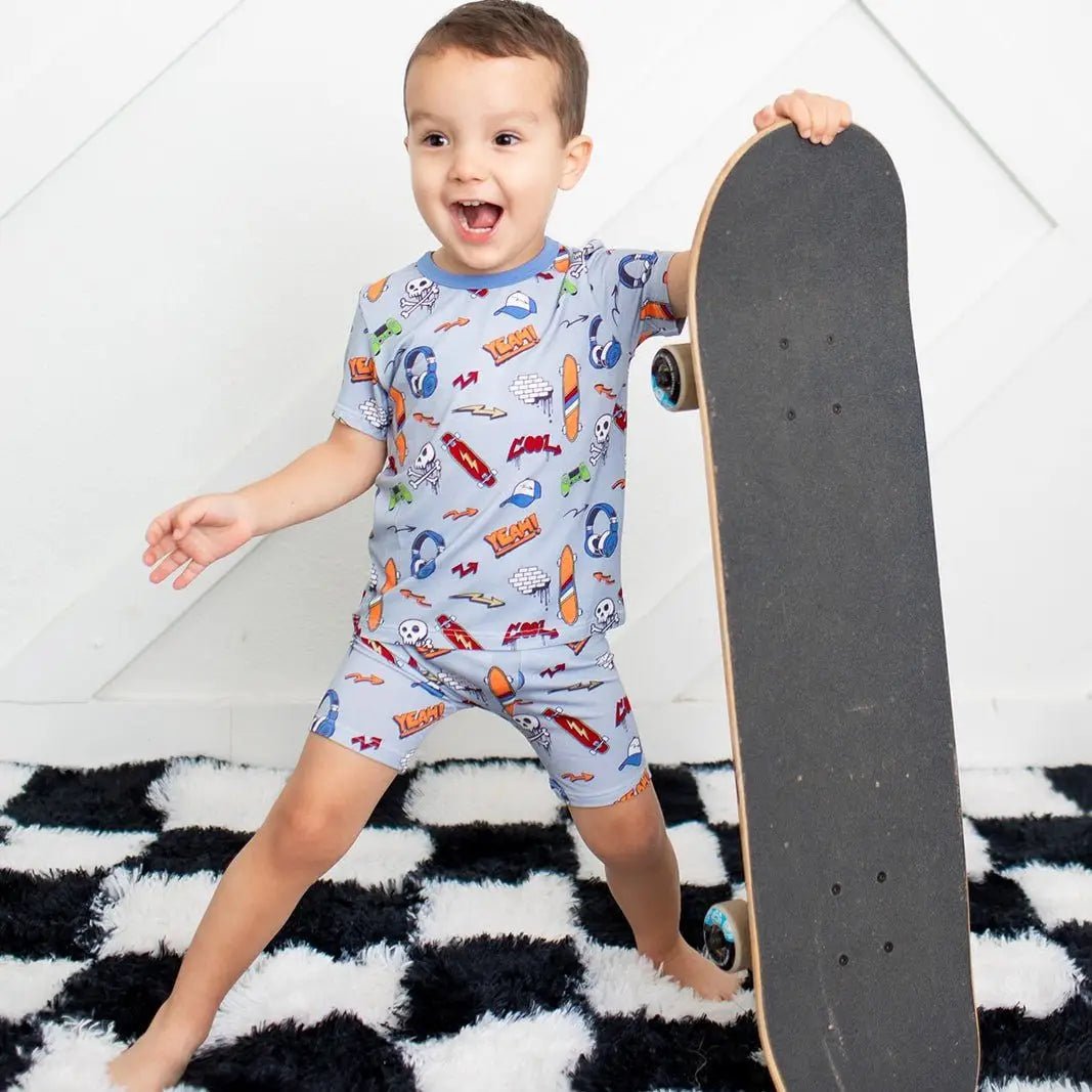 Graffiti Shorts PJs - Sleeve, Child, Baby & Toddler Clothing, Active Shirt, Toddler | Everetts Place