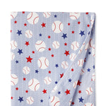 Tesa Babe Grand Slam Baseball Bamboo Stroller Blanket for Baby - 