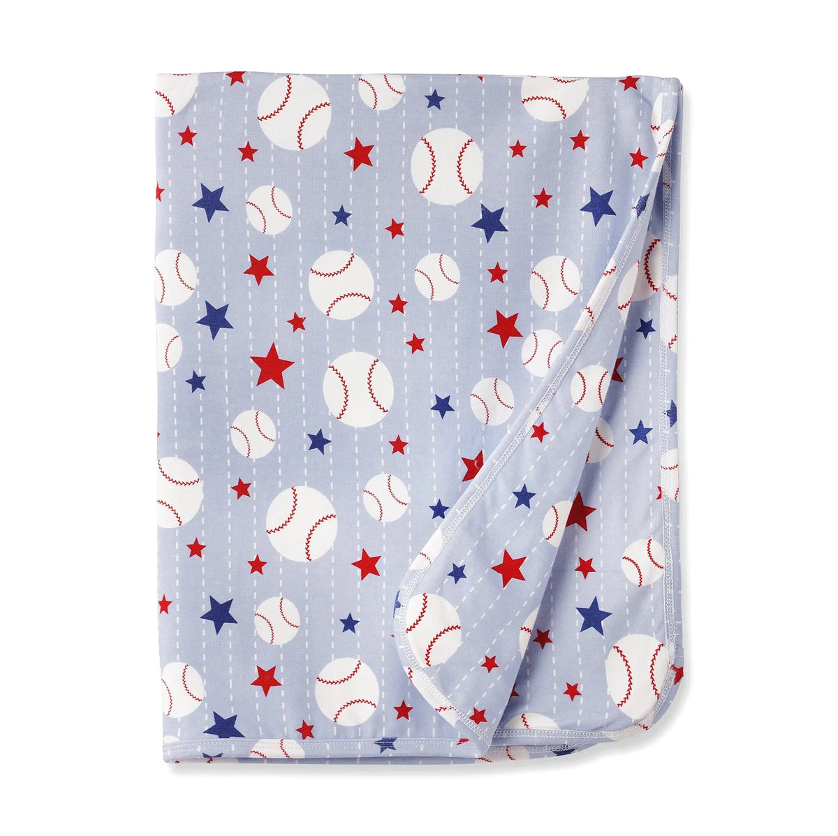 Grand Slam Baseball Bamboo Stroller Blanket for Baby - Linens, Star, Bag | Everetts Place