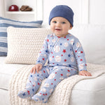 Grand Slam Baseball Bamboo Zipper Romper for Baby - Sleeve, Baby & Toddler Clothing, Child, Textile, Nightwear | Everetts Place
