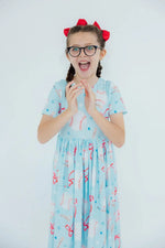 Mila & Rose ® Grand Slam Glam S/S Pocket Twirl Dress - 