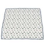 Newcastle Classics Granite Green Dinosaurs - Cotton Blanket for Kids with Soft Breathable Fabric - 
