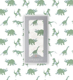 Newcastle Classics Granite Green Dinosaurs Cotton Swaddle