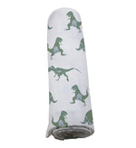 Newcastle Classics Granite Green Dinosaurs Cotton Swaddle - 