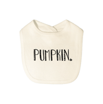 Finn + Emma graphic bib | pumpkin - 
