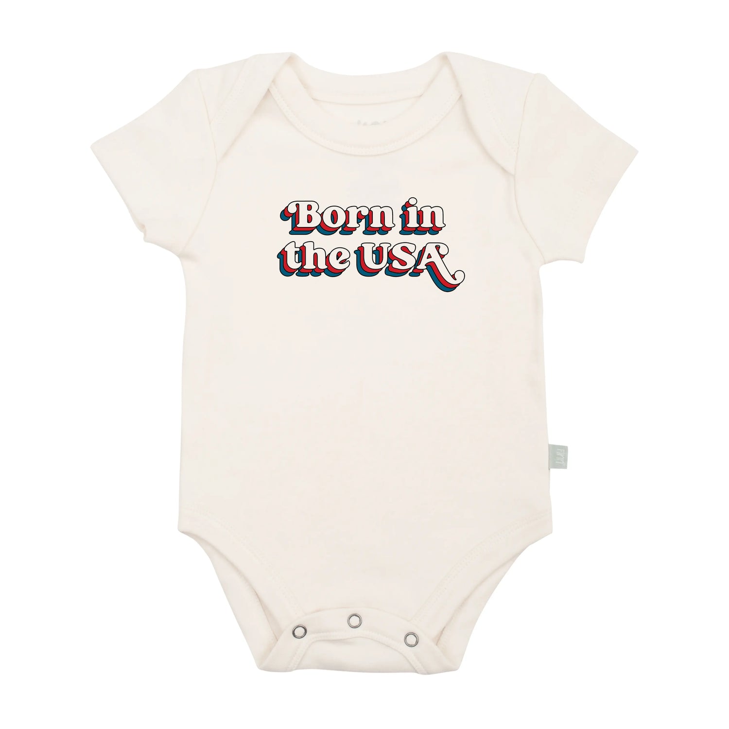 Finn + Emma graphic bodysuit | born in the usa - 