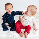 Finn + Emma graphic bodysuit | born to shine - 