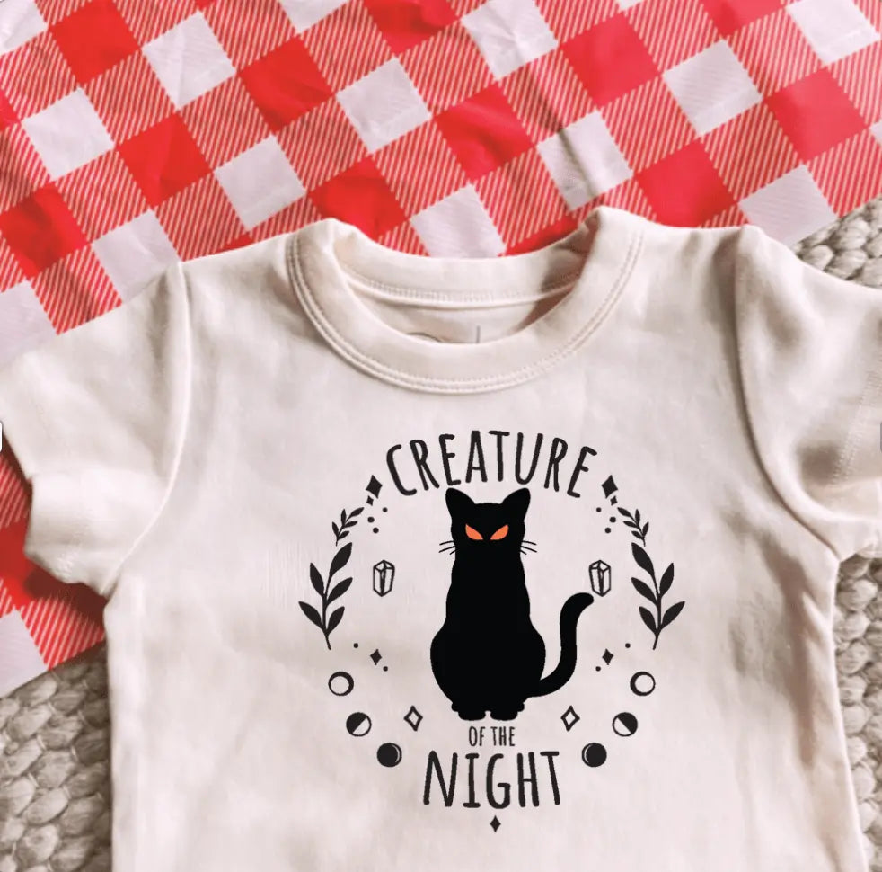 Finn + Emma graphic bodysuit | creature of the night - 
