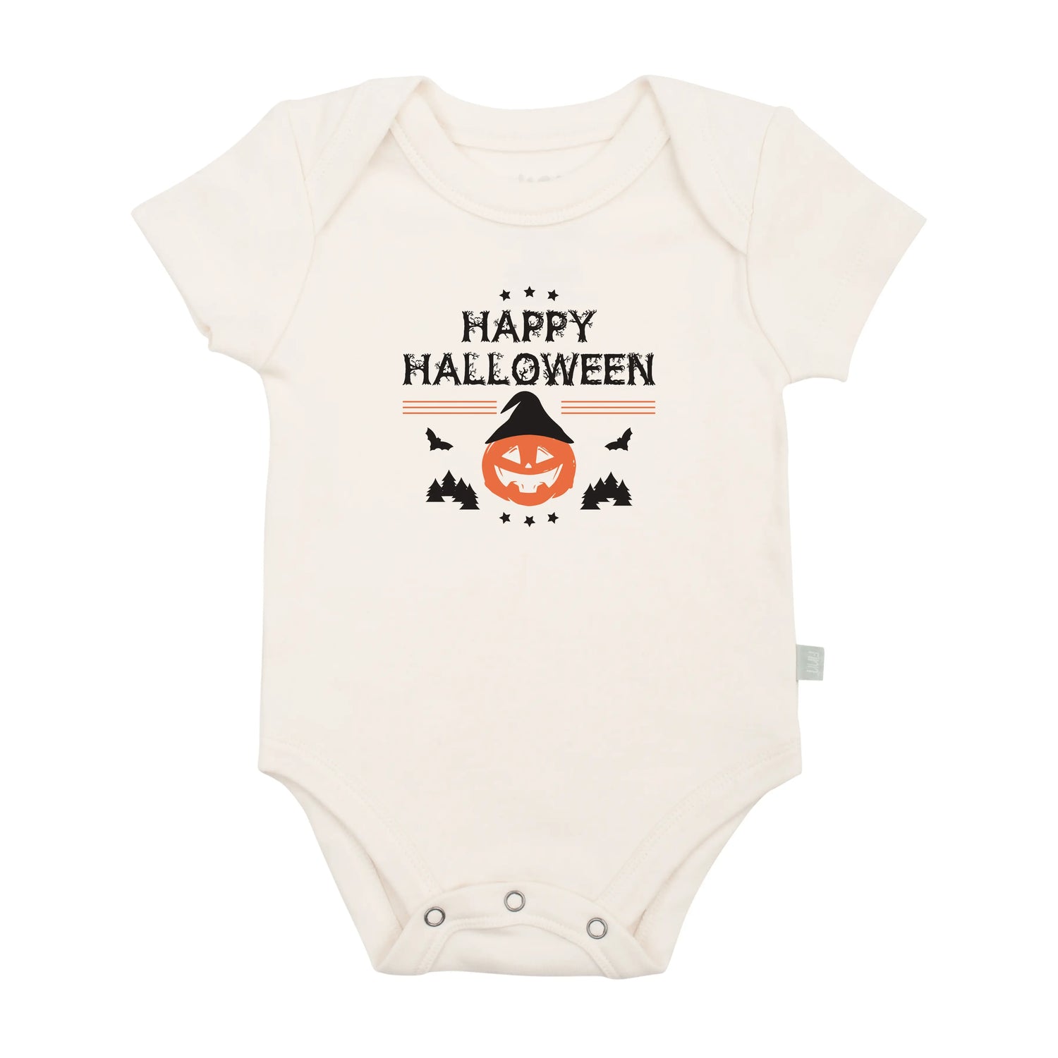 Finn + Emma graphic bodysuit | halloween pumpkin - 