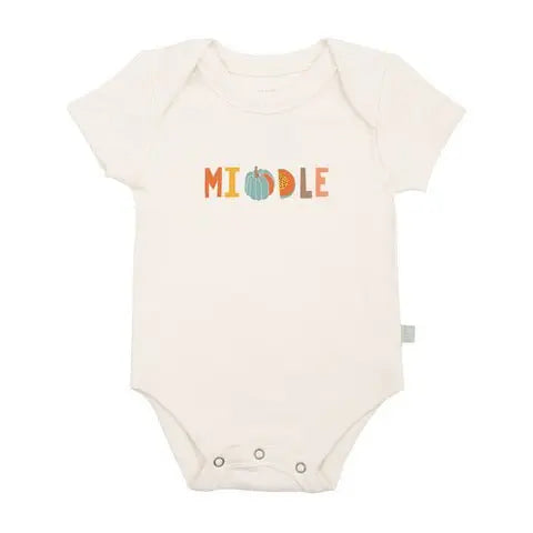 Finn + Emma graphic bodysuit | middle autumn - 