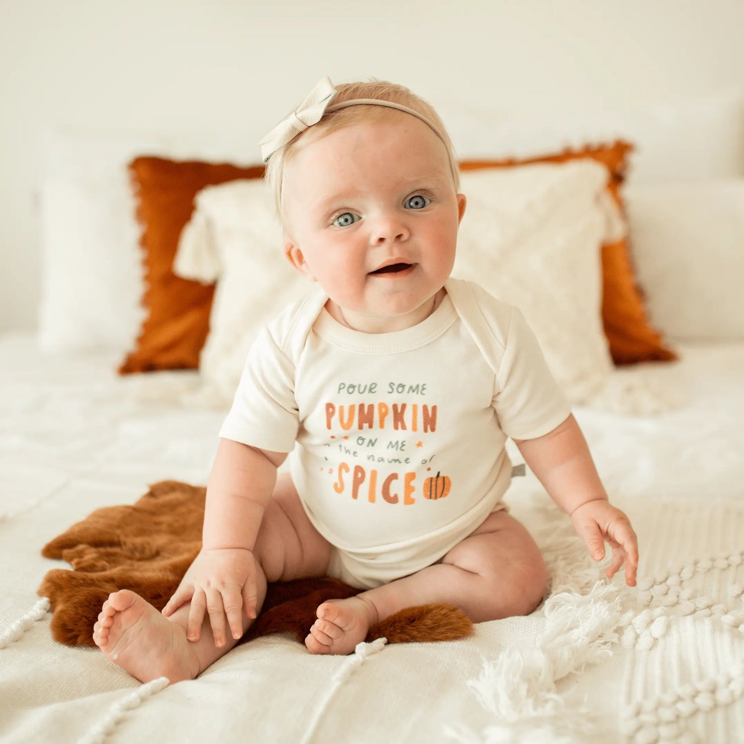 Finn + Emma graphic bodysuit | pour some pumpkin - 