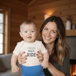 Finn + Emma graphic bodysuit |crawl walk ride - 
