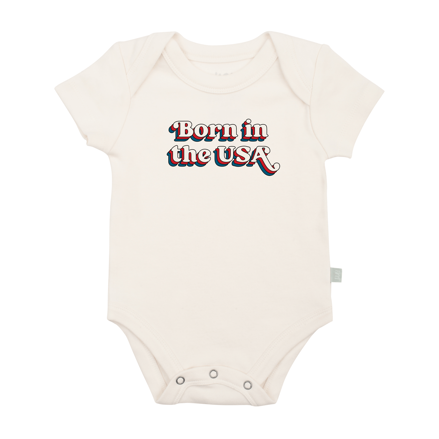 Finn + Emma graphic bodysuit | born in the usa - 