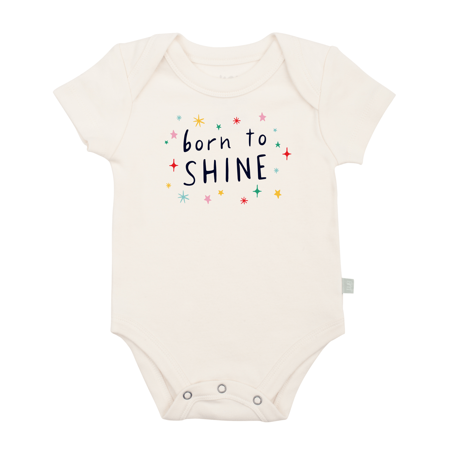 Finn + Emma graphic bodysuit | born to shine - 