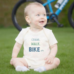 Finn + Emma graphic bodysuit | crawl walk bike - 