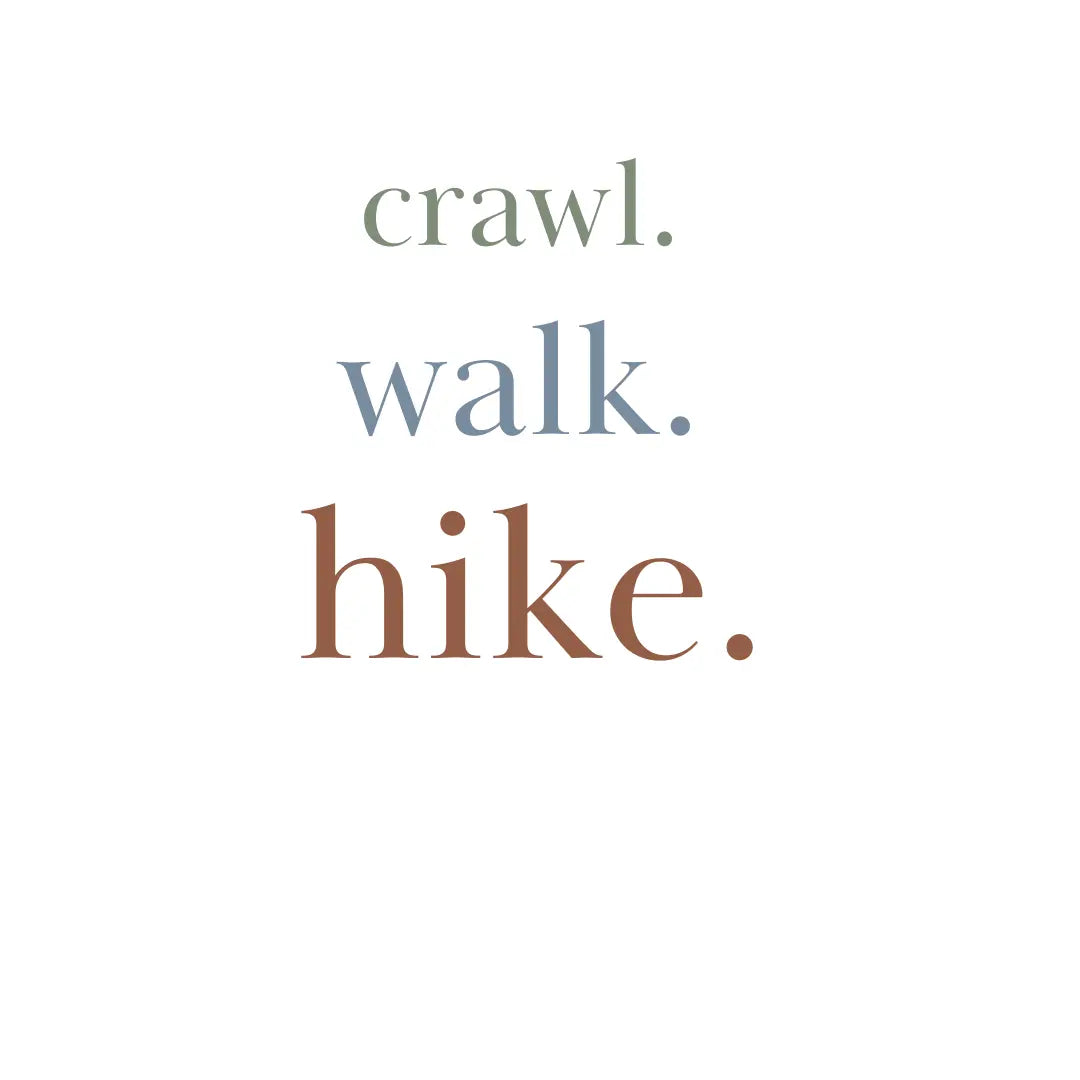 Finn + Emma graphic bodysuit | crawl walk hike - 