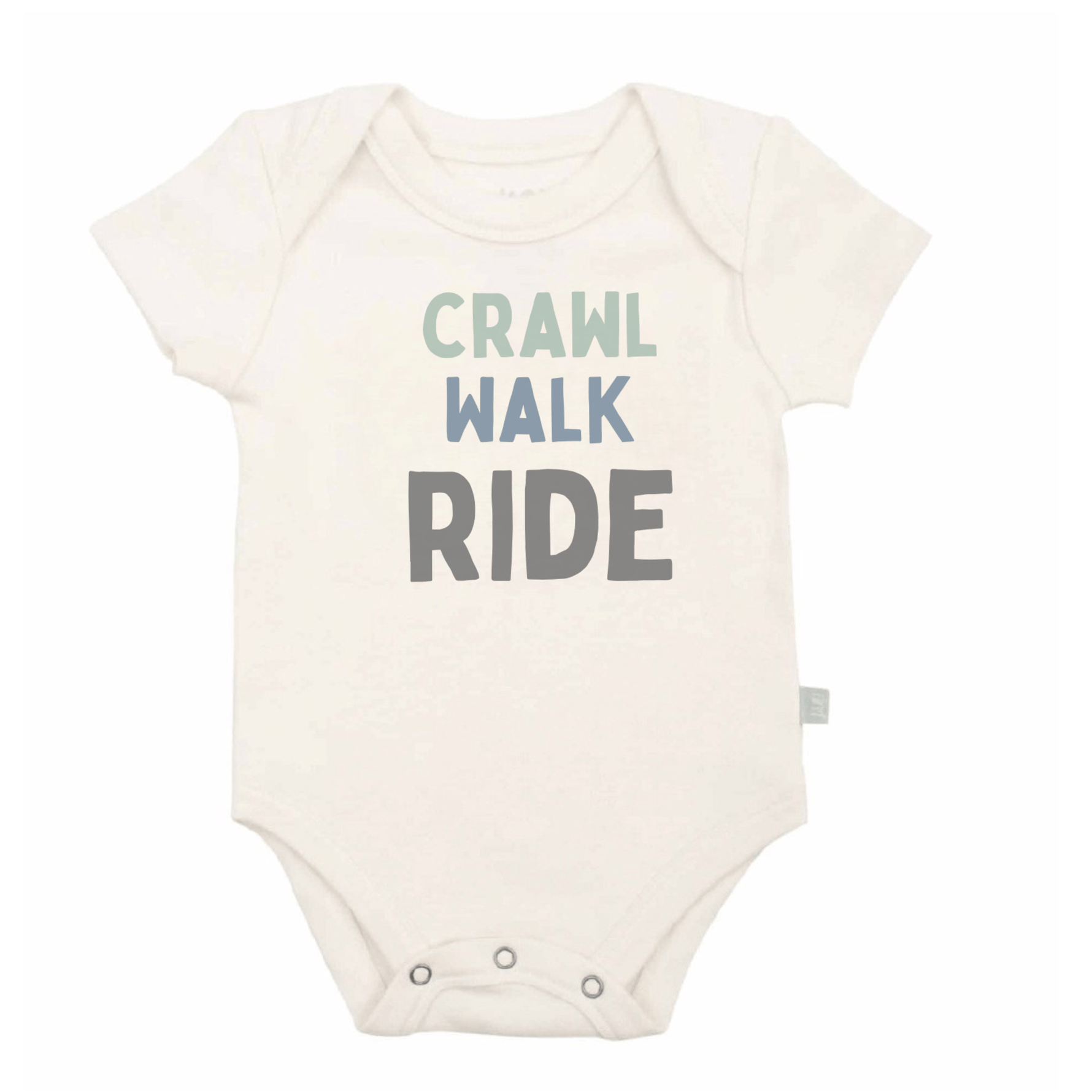 Finn + Emma graphic bodysuit |crawl walk ride - 